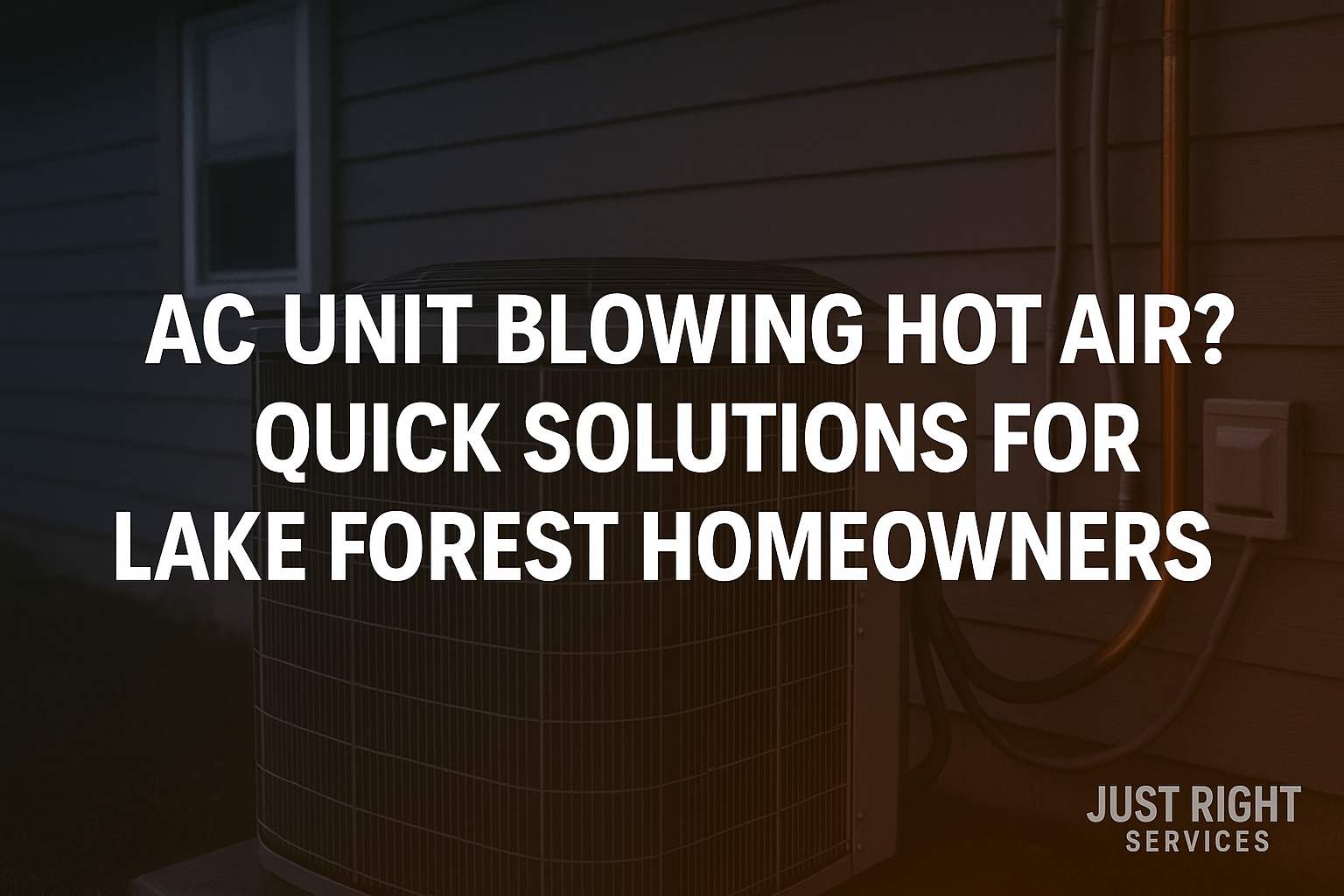 AC Unit Blowing Hot Air? Quick Solutions for Lake Forest Homeowners